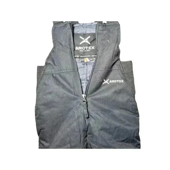 Arctix 12M Kids Toddler Insulated Snow Snowboard Bib Overalls Pants Black - Picture 3 of 6